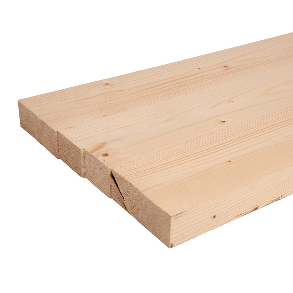 Product image for 38mm X 275mm Planed Softwood PAR Timber (11'' X 1.5'') Finish 33mm X 269mm