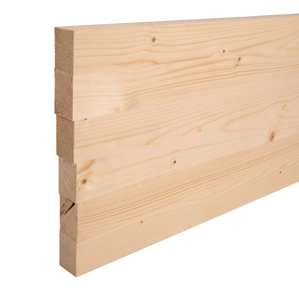 Product image for 38mm X 275mm Planed Softwood PAR Timber (11'' X 1.5'') Finish 33mm X 269mm