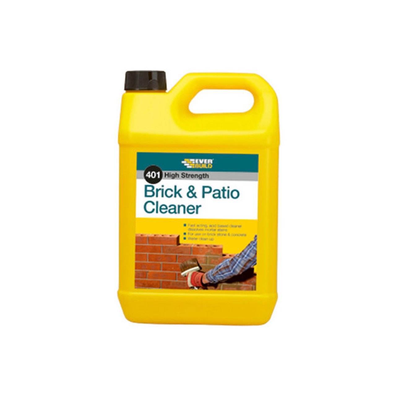 Product image for Everbuild 401 Brick and Patio Cleaner 5 Litre