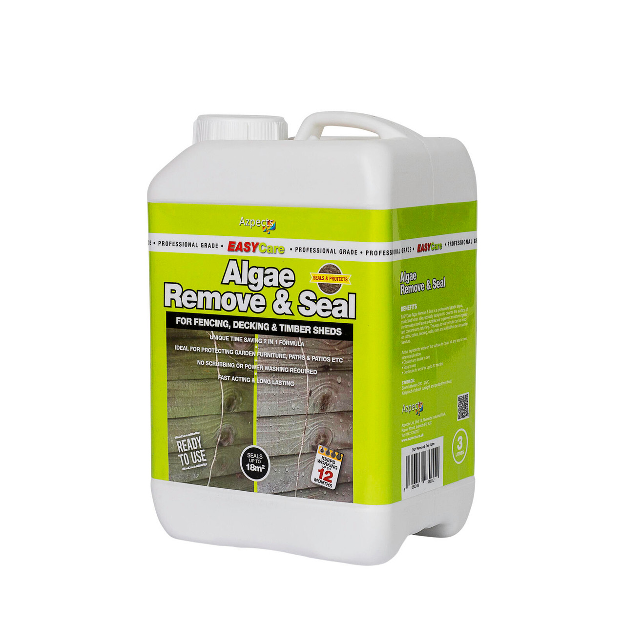 Product image for Azpects EasyCare Algae Remove & Seal 3 Litres (2614)