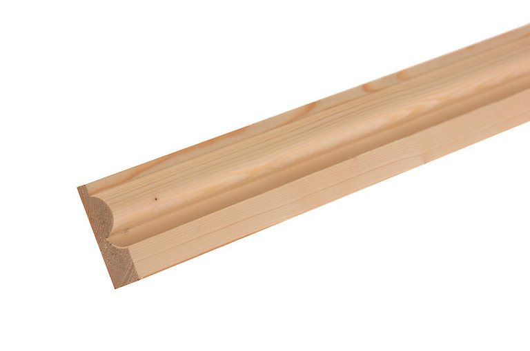 Image of GoodHome Planed Natural Pine Torus Architrave (L)2.1m (W)69mm (T)19.5mm