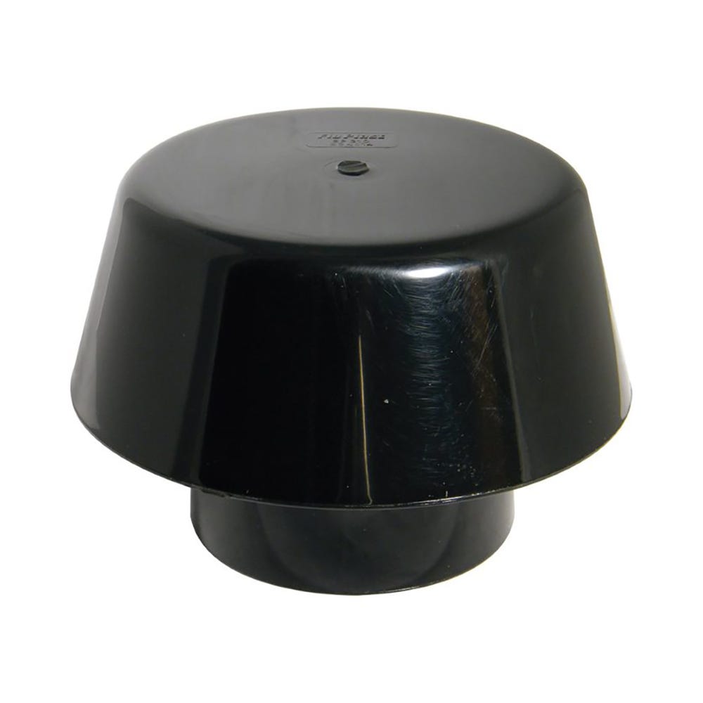Product image for 110mm Floplast Soil Vent Cowl Black