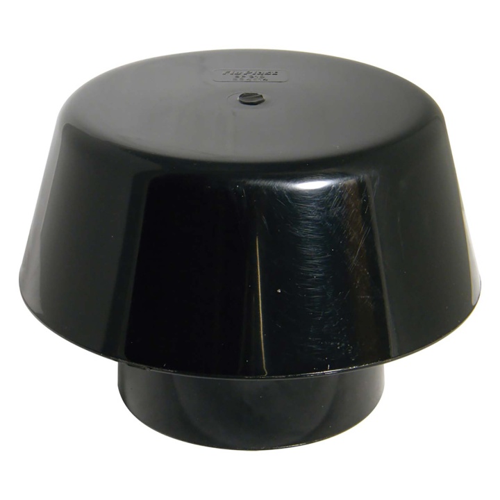 Product image for 110mm Floplast Soil Vent Cowl Black