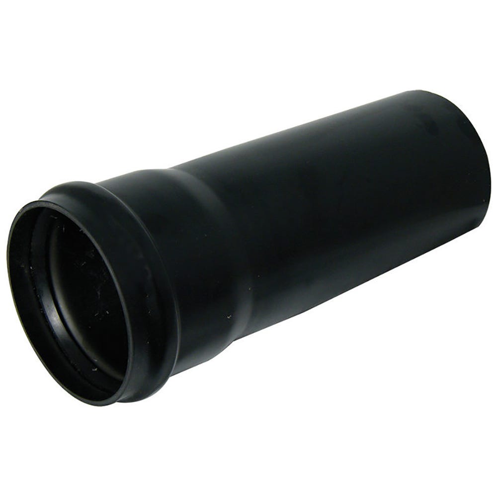 Product image for 110mm Floplast Soil Pipe Single Socket 3000mm Black