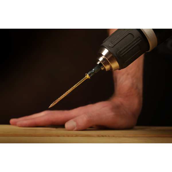 Product image for Ulti-mate II Woodscrews (zinc & Yellow) - 3.5 X 16mm (200)