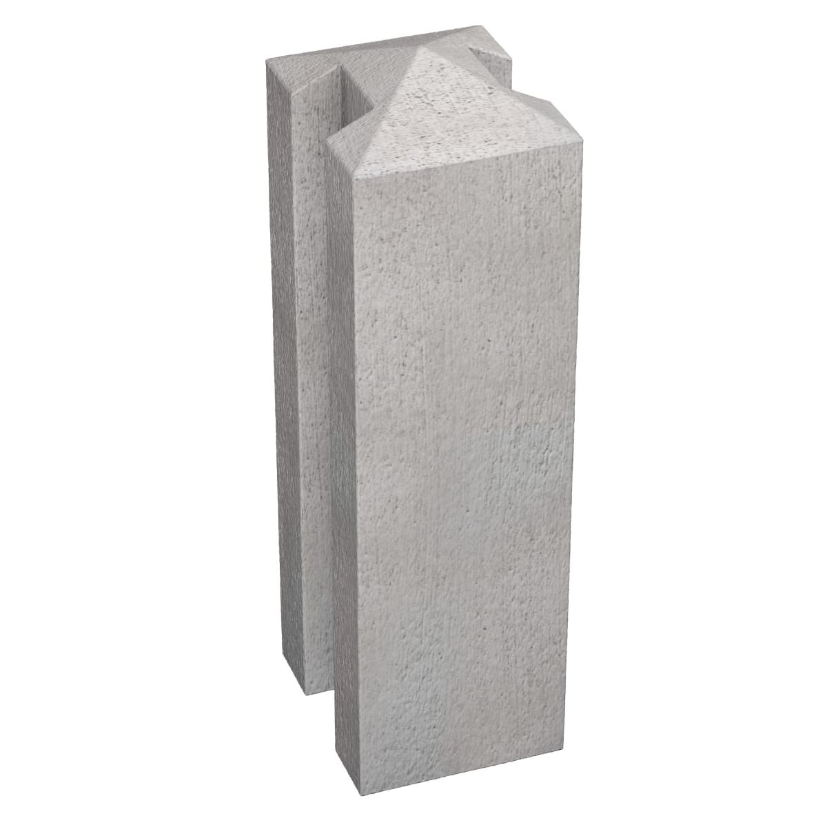 Image of Intermediate Concrete Fence Post. Original 6&#039;