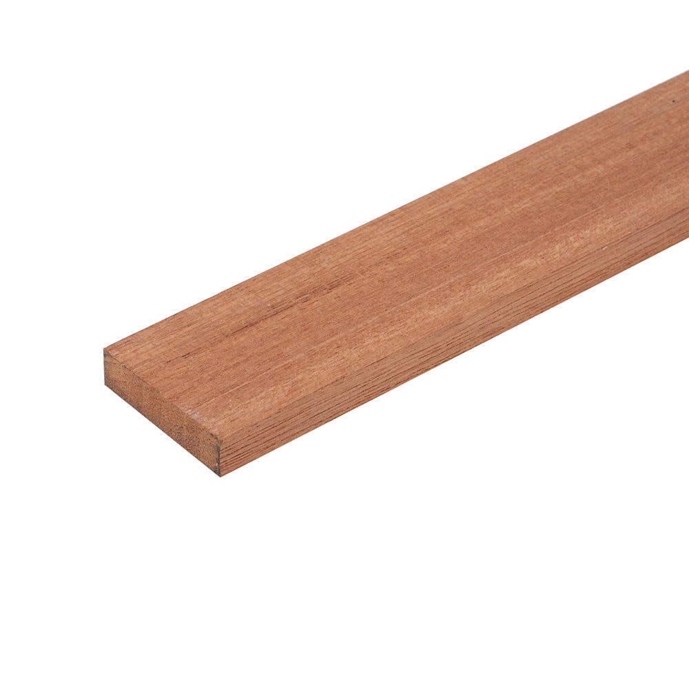 Product image for 12mm X 47mm Planed Hardwood Meranti PAR Timber 2440mm (2'' X 0.5'')