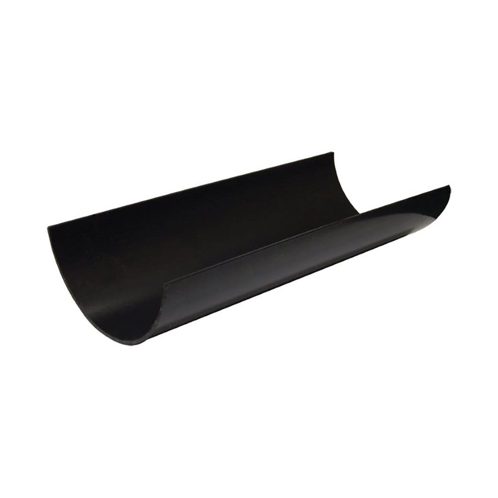 Product image for 112mm Floplast Half Round Gutter 4000mm Black