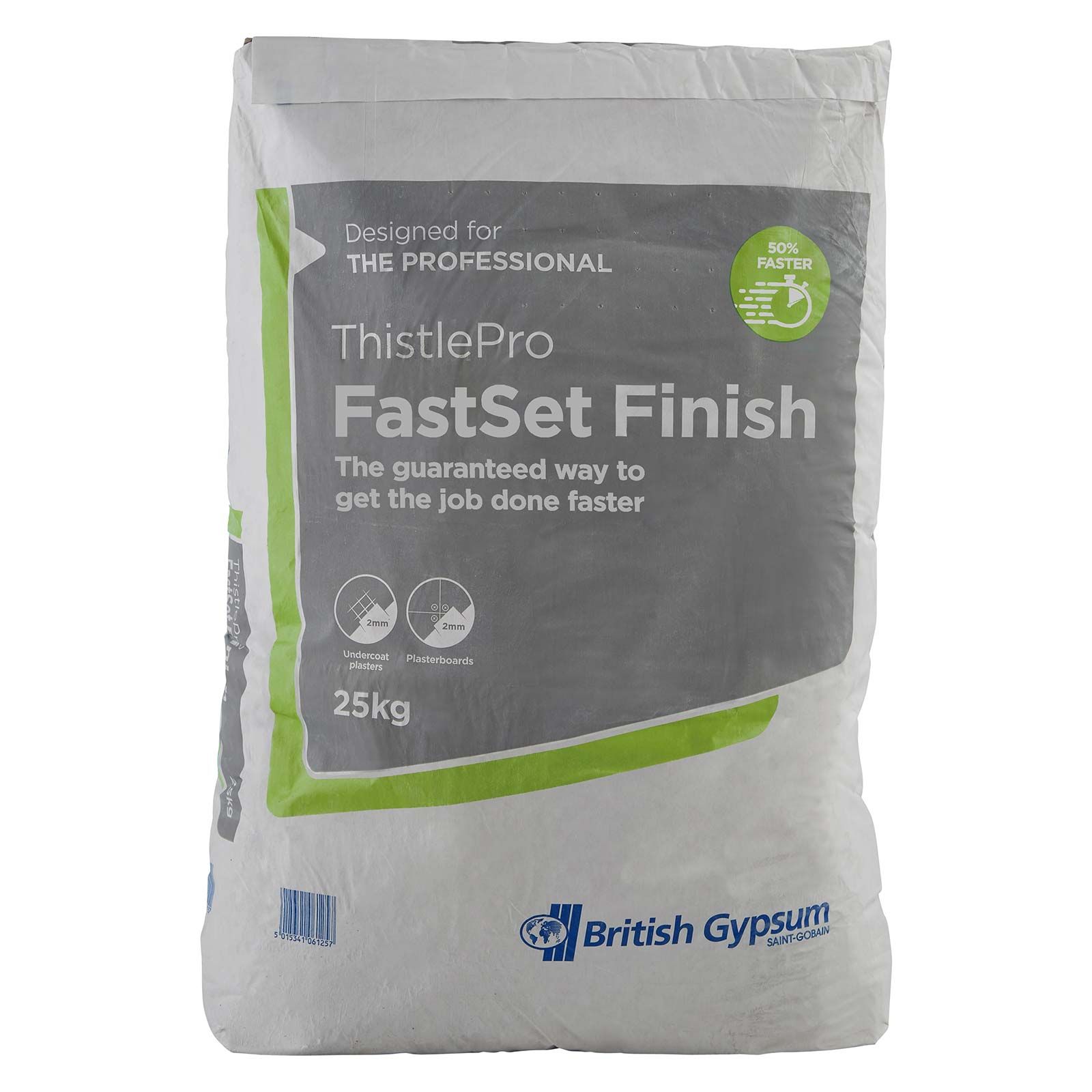 Image of British Gypsum Thistlepro Fastset Finish Plaster 25kg