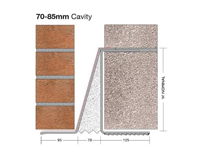 Product image for Birtley Extra Heavy Duty Cavity Wall Lintel HDX70/130 750mm