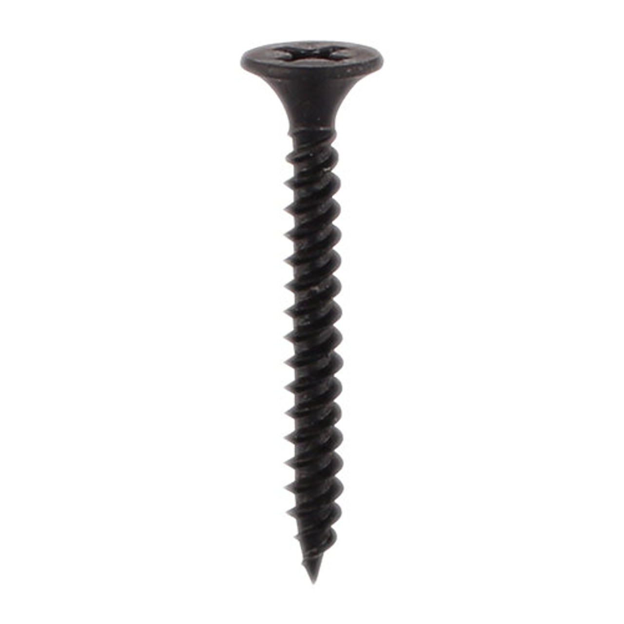 Product image for Timco Drywall Metal Stud Plasterboard Screws Fine Thread PH2 Bugle Black 4.8 x 100mm (200 Pack)