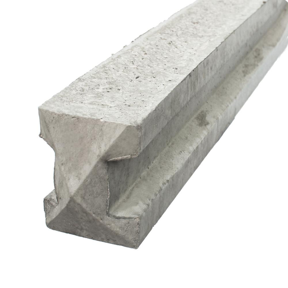 Product image for 9' Slotted Concrete Intermediate Post 109mm X 94mm X 2745mm