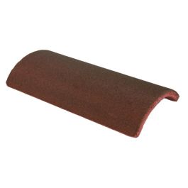 Product image for Roof Tile Third Round Hip Tile Red