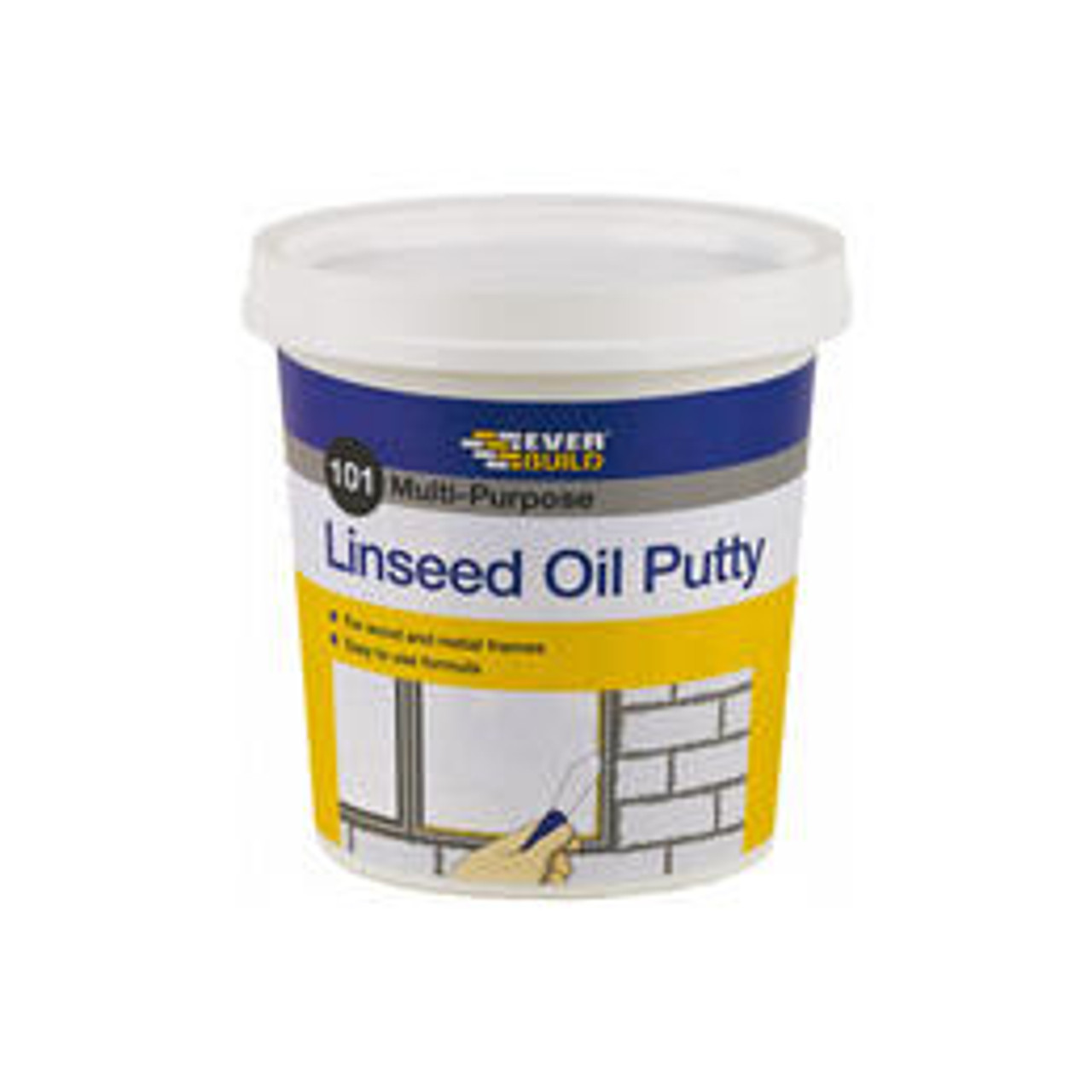 Product image for Everbuild 101 Multi-Purpose Brown Putty 1kg