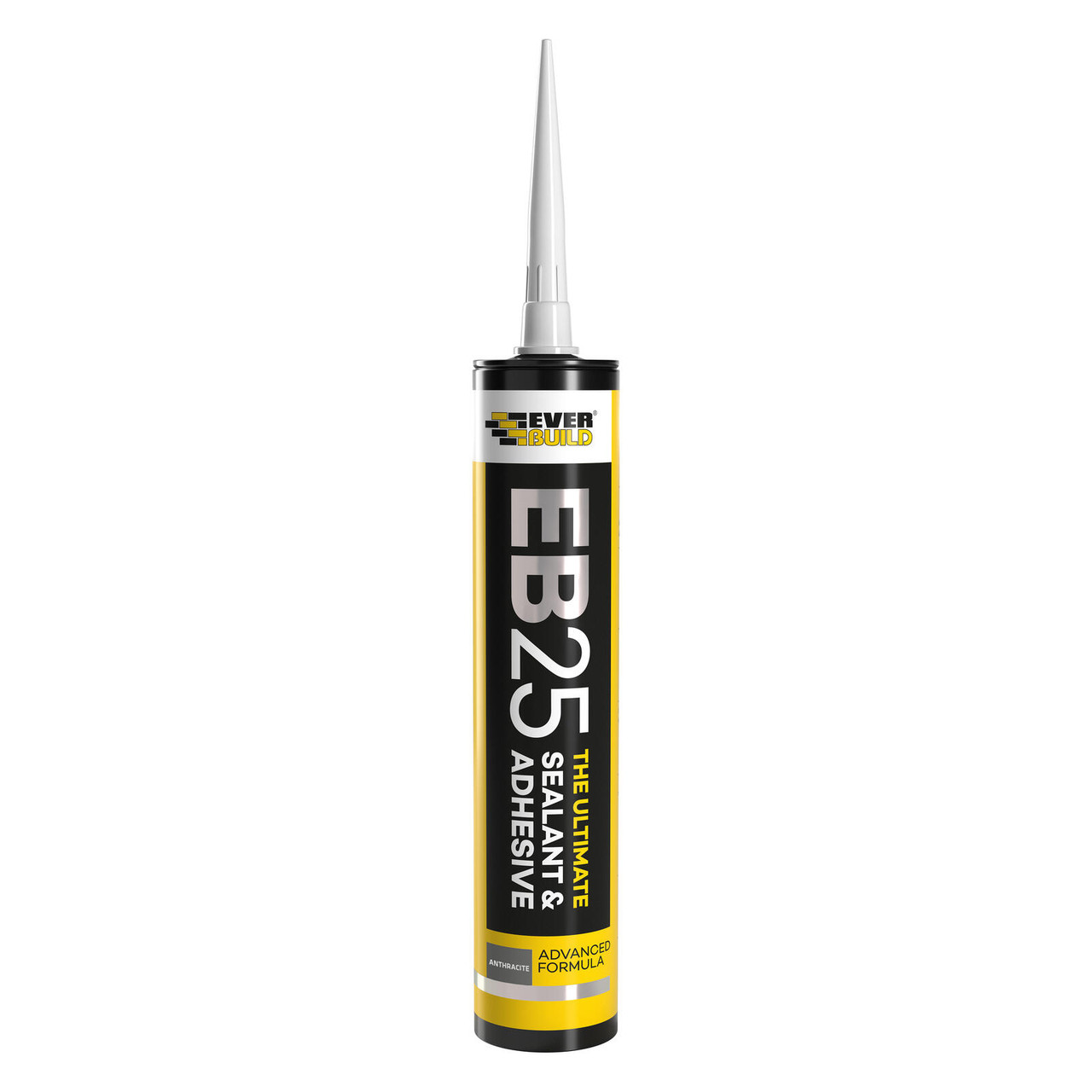 Product image for Everbuild EB25 Ultimate Sealant & Adhesive Cartridge Anthracite 300ml EB25ANTH