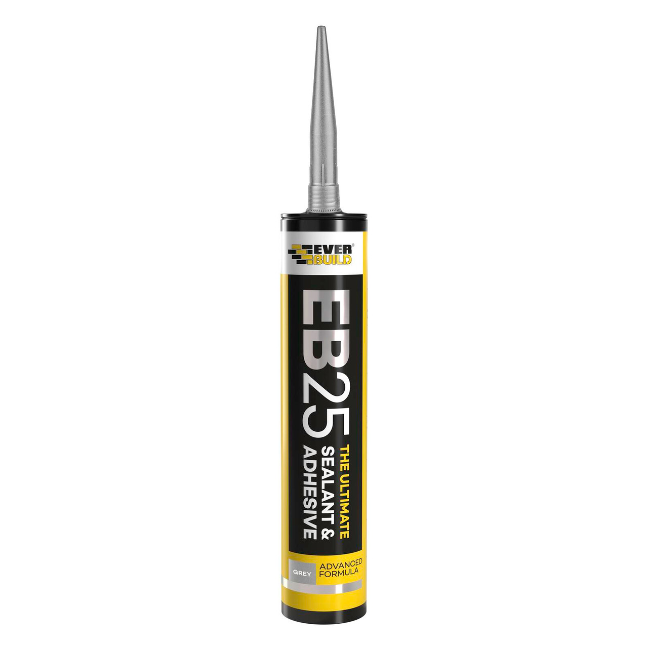 Product image for Everbuild EB25 Ultimate Sealant & Adhesive Cartridge Grey 300ml EB25GY
