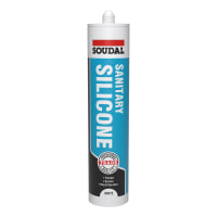 Product image for Soudal Bathroom & Kitchen Sanitary Silicone White 290ml