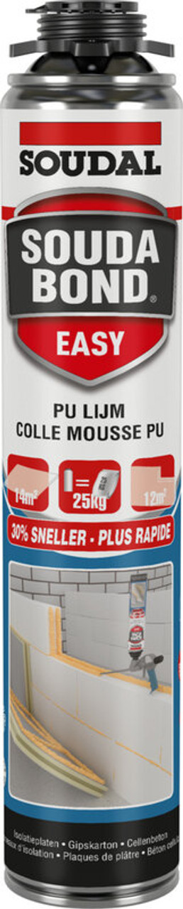 Product image for Soudal Soudabond Easy Gun Grade Foam Orange 750ml (161094)