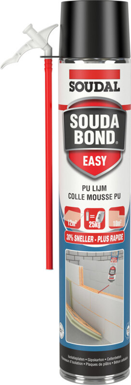 Product image for Soudal Soudabond Handheld Easy Foam Adhesive 750ml (161117)