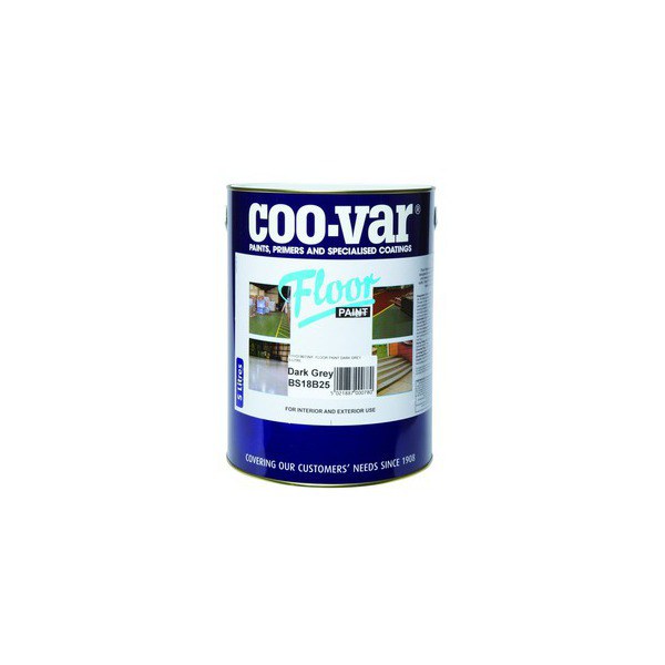 Product image for Coo-var® Floor Paint Dark Grey 5ltr