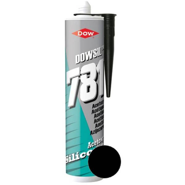 Image of Dow 781 General Purpose Silicone Sealant Black 310ml