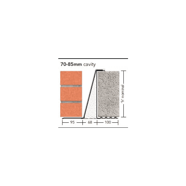 Product image for IG Extra Heavy Duty Cavity Wall Lintel L5/75 600mm