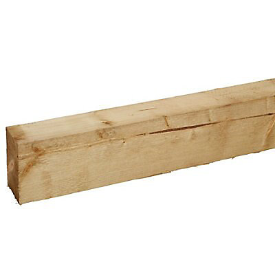 Product image for Metsä Wood Treated Rough Sawn Treated Stick timber (L)2.4m (W)75mm (T)47mm