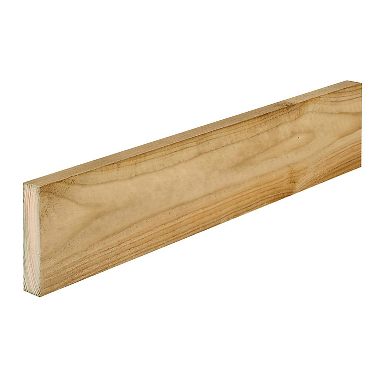 Image of Sawn Treated Stick timber (L)2.4m (W)75mm (T)22mm, Pack of 12