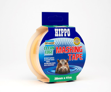 Product image for Hippo Clean Edge Masking Tape 28mm x 41m