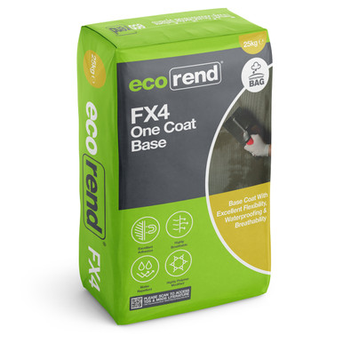 Image of Ecorend FX4 Base Coat Highly Flexible Grey 25Kg