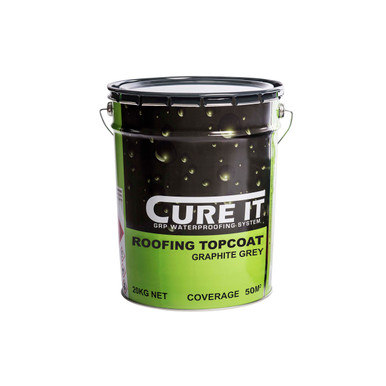 Product image for Cure It Roofing Topcoat Graphite 20kg