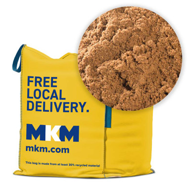 Product image for Soft Building Sand, Washed Yellow Sand, Locally Sourced, 850kg Bulk Bag