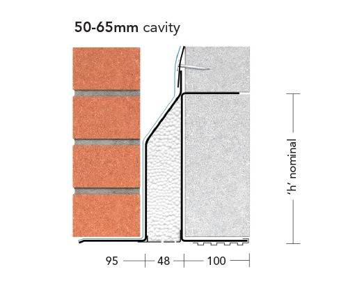 Product image for IG Standard Duty L1/TJ 50 Thin Joint Lintel 600mm