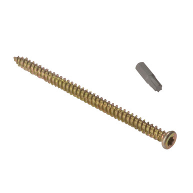 Product image for Concrete Frame Screw TORX Compatible High-Low Thread ZYP 7.5 x 122mm Box 100