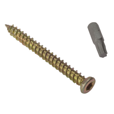 Product image for Concrete Frame Screw TORX Compatible High-Low Thread ZYP 7.5 x 82mm Box 100