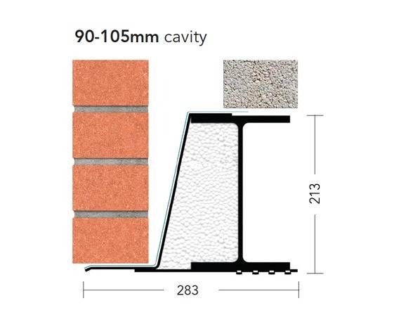 Product image for IG Extra Heavy Duty Cavity Wall Lintel L6/100 600mm