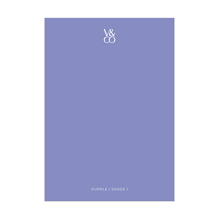 Product image for V&CO Peel & Stick Purple Shade 1 Peel & stick Tester