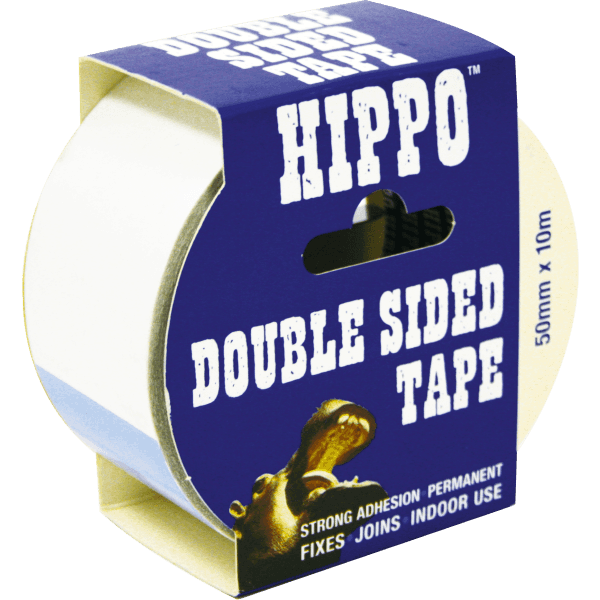 Product image for Tembe Hippo 50mm X 10m Double Sided Tape