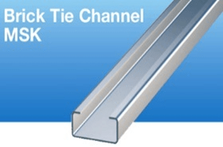 Product image for Stainless Steel Brick Tie Channel 2700mm X 25mm X 14mm