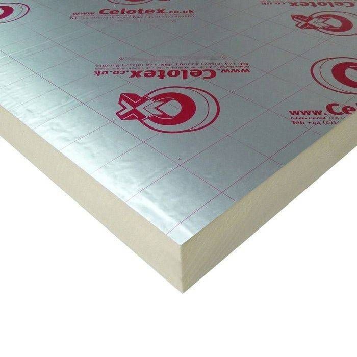 Product image for Celotex CW4000 Partial Fill Cavity Wall Insulation Board 1200mm X 450mm X 50mm Pack Of 11 (5.94m2)