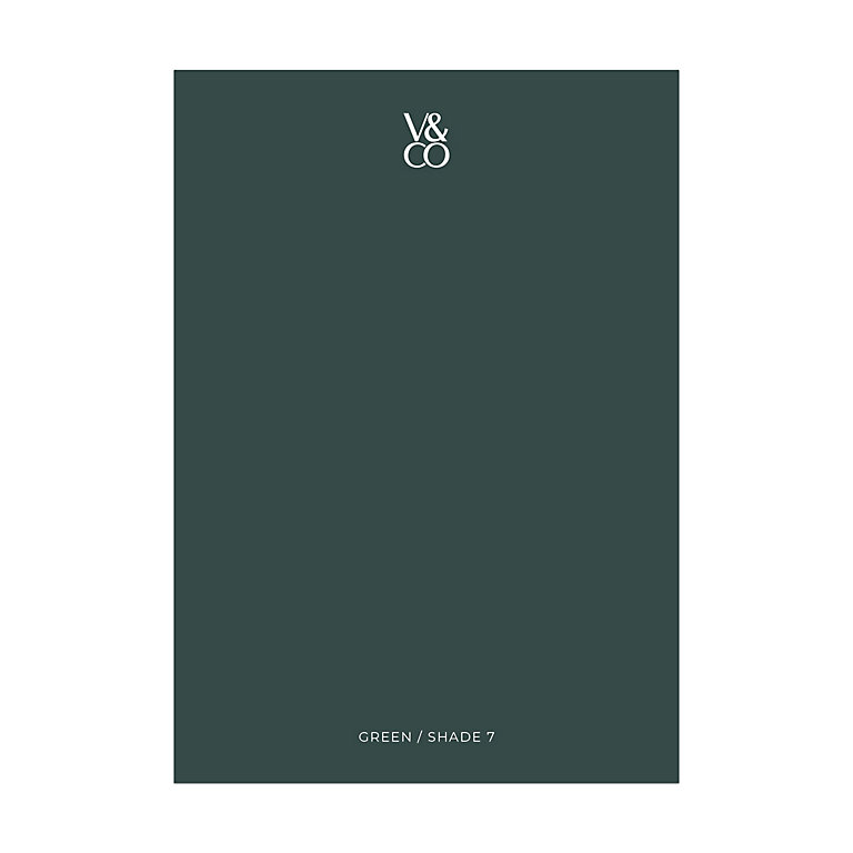 Product image for V&CO Peel & Stick Green Shade 7 Peel & stick Tester