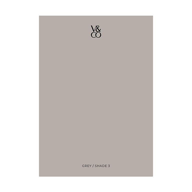 Product image for V&CO Peel & Stick Grey Shade 3 Peel & stick Tester