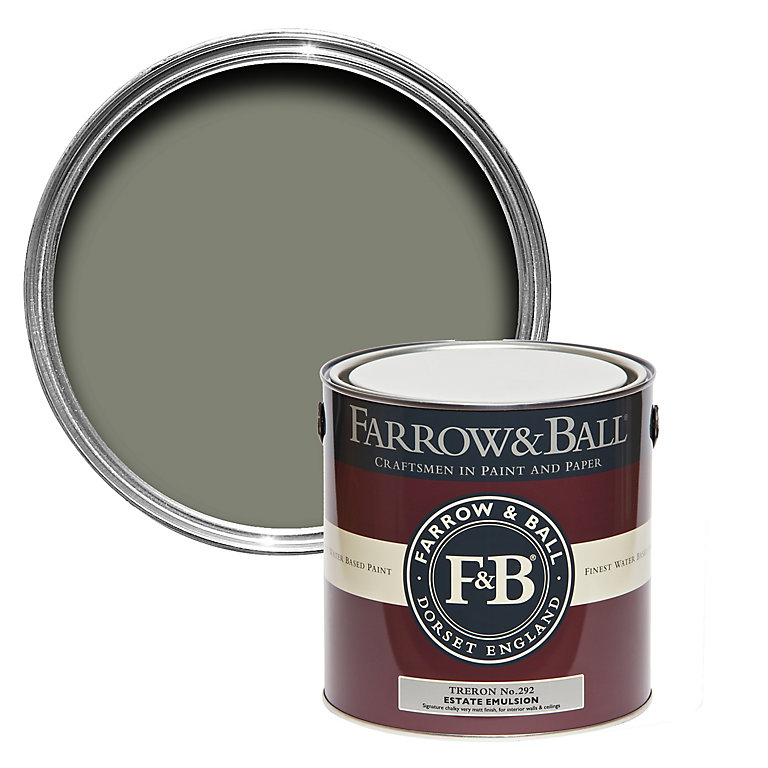 Product image for Farrow & Ball Estate Treron No.292 Matt Emulsion paint, 2.5L