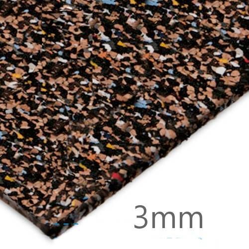 Product image for Regupol 4515 Eco Soundproof Underlay Roll 20m X 1150mm X 3mm (23m2)