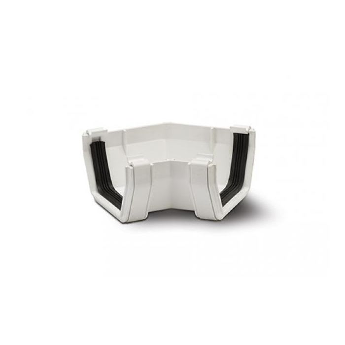 Product image for Square Gutter Angles 135 White 112mm
