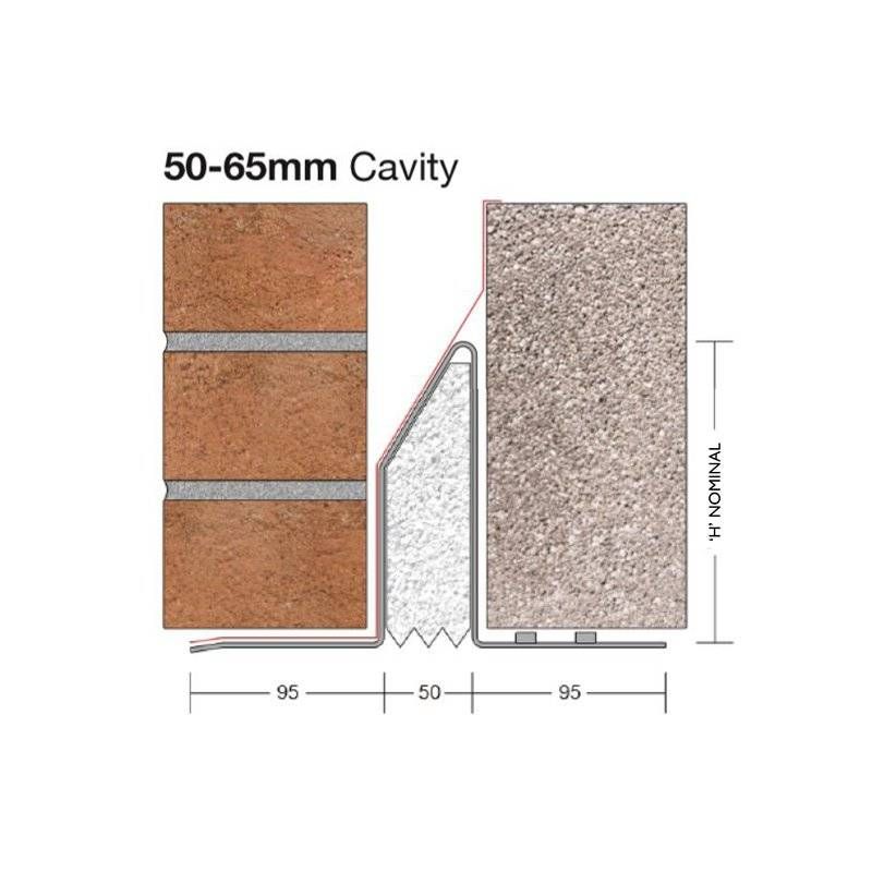 Product image for Birtley Standard Duty Cavity Wall Lintel CB50HD 750mm