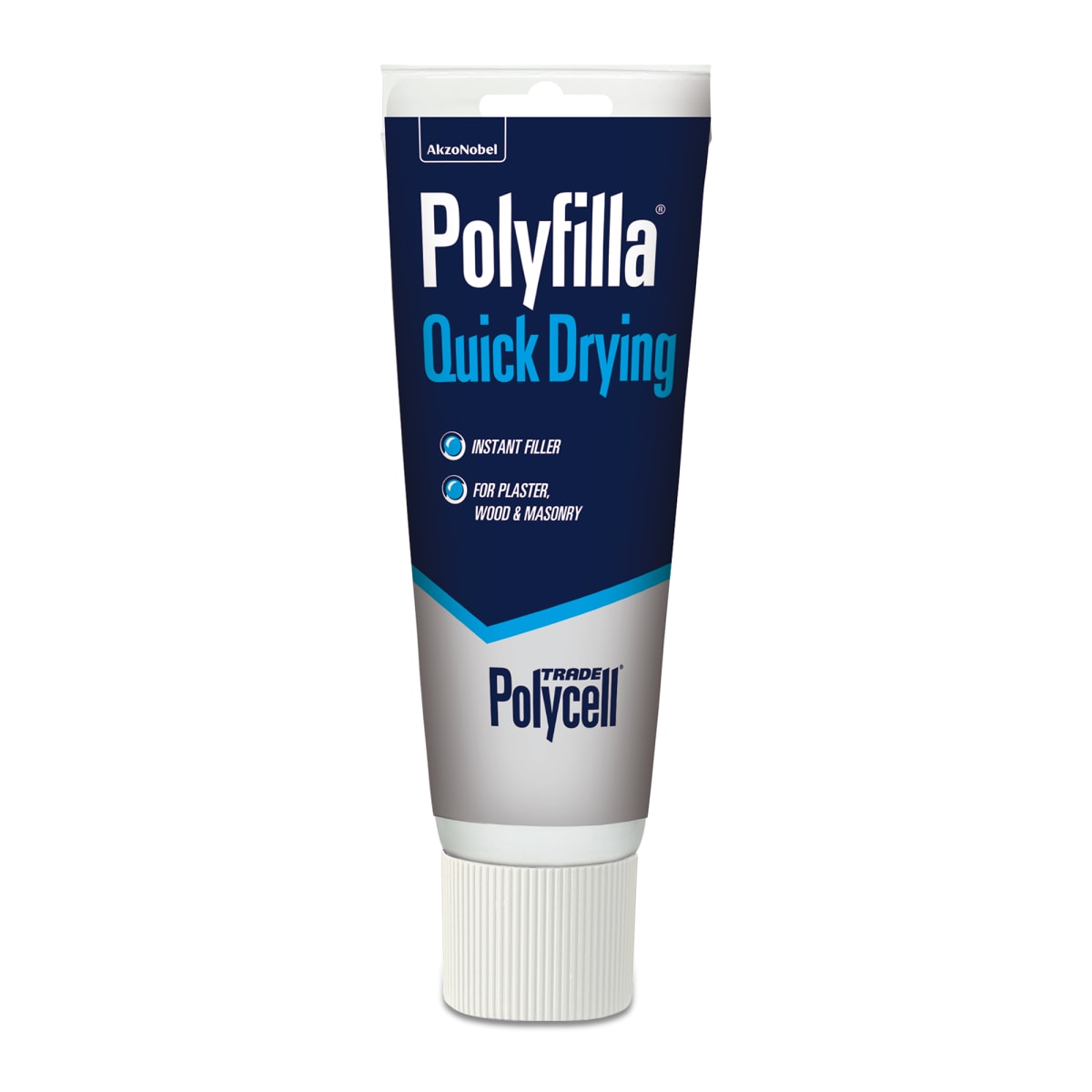 Product image for Polycell Polyfilla Quick Dry Surface Filler 330g Tube