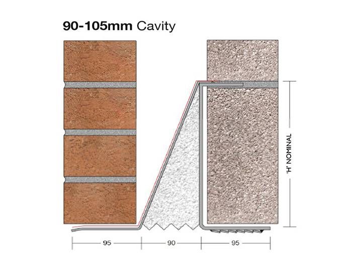 Product image for Birtley Extra Heavy Duty Cavity Wall Lintel HDX90 750mm