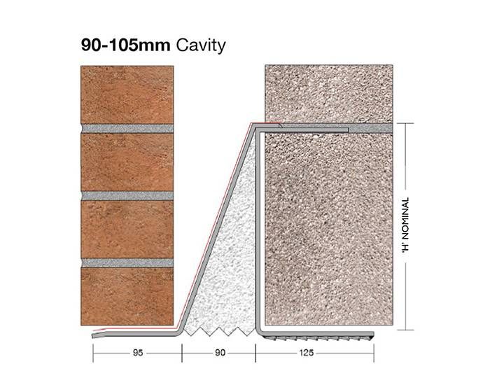 Product image for Birtley Extra Heavy Duty Cavity Wall Lintel HDX90/130 750mm
