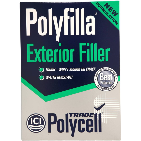 Image of Polycell Trade Polyfilla Exterior Filler 2kg